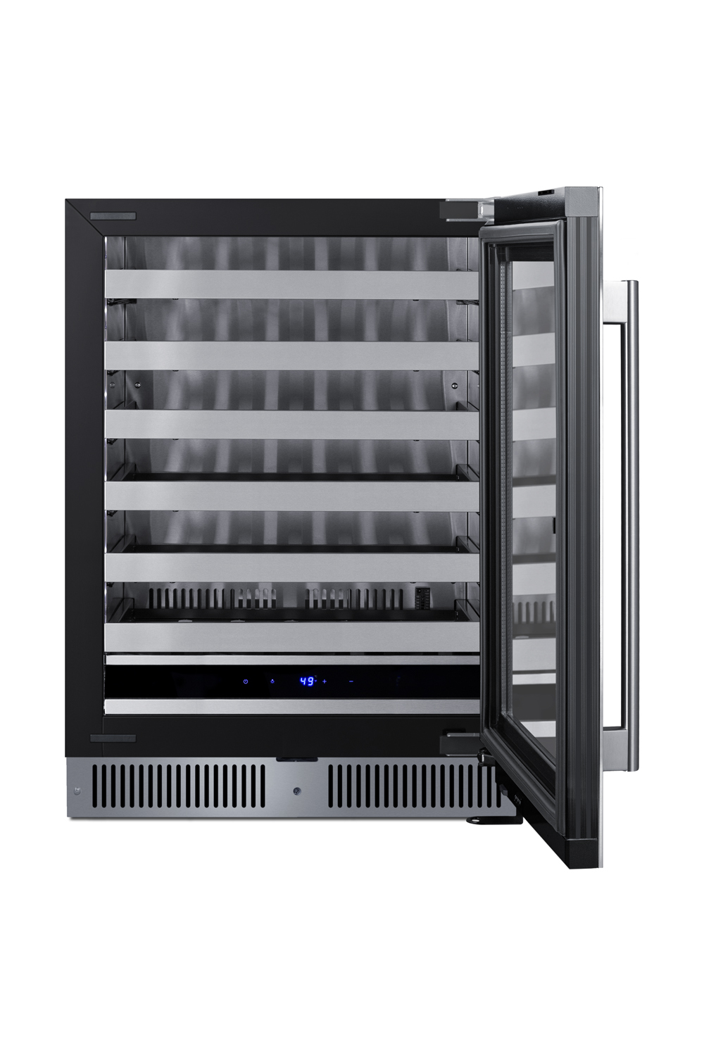 Summit Appliance 24" Wide Built-In Residential Shallow 18" Depth Wine Cellar - View 4 | Fridge.com
