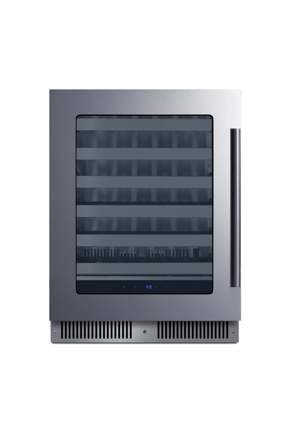 Summit Appliance 24" Wide Built-In Residential Shallow 18" Depth Wine Cellar - View 2 | Fridge.com