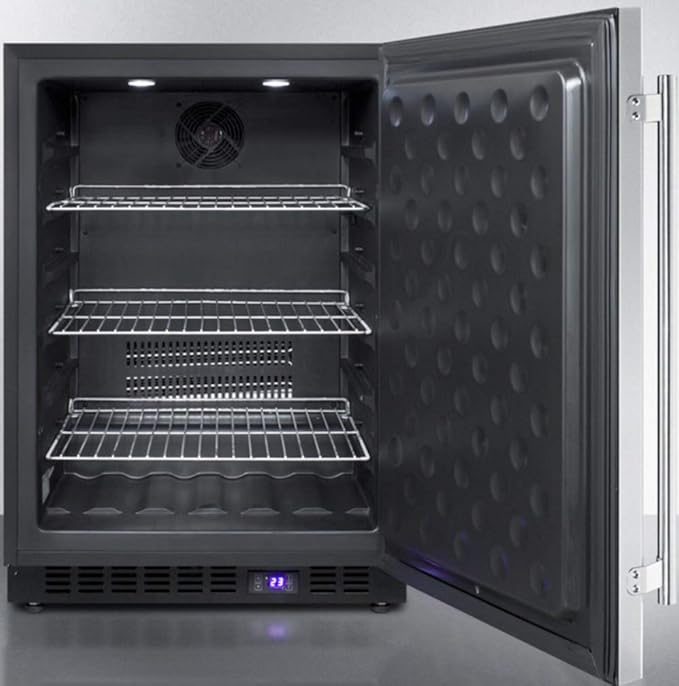 Summit 24” Outdoor Freezer, Stainless Steel - Spff51os - View 3 | Fridge.com