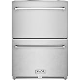 Summit 24” Freezer With Ice Maker, Built-In Outdoor Freezer, 4.7 cu.ft. Capacity, Stainless Steel- SPFF51OSIM - View 4 | Fridge.com