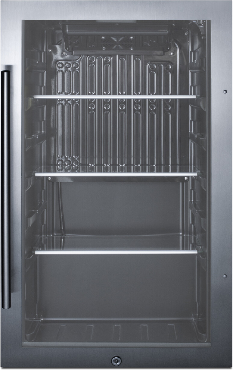 Summit Appliance 19'' W 110 Cans (12 oz.) 3.13 Cubic Feet Outdoor Rated Beverage Cooler with Reversible Door | Fridge.com
