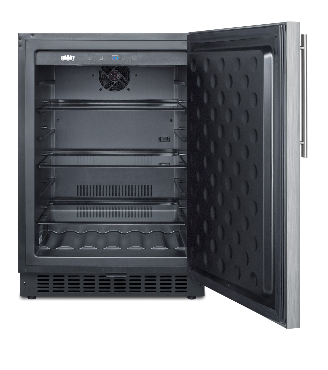 Summit Appliance Outdoor Refrigeration 90 Cans (12 oz.) Outdoor Rated Convertible Beverage & Wine Refrigerator - View 5 | Fridge.com