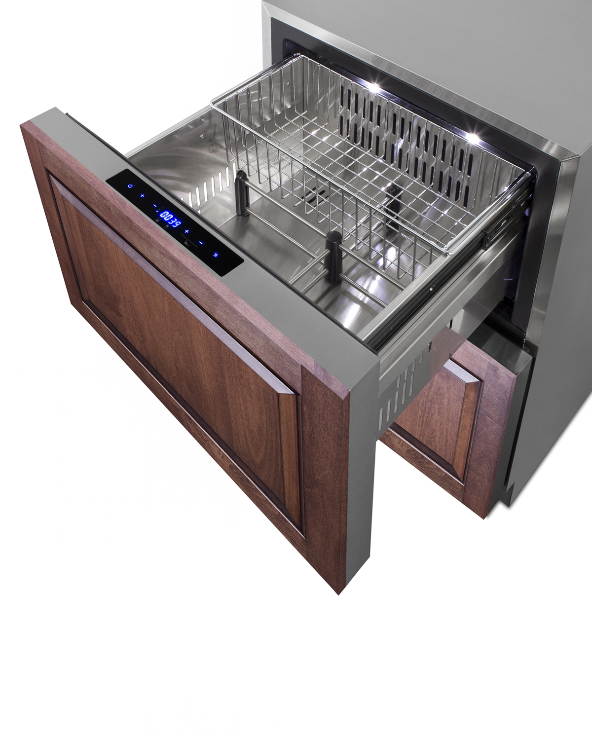 Summit Appliance 24" Wide 2-Drawer Refrigerator With Freezer - View 6 | Fridge.com