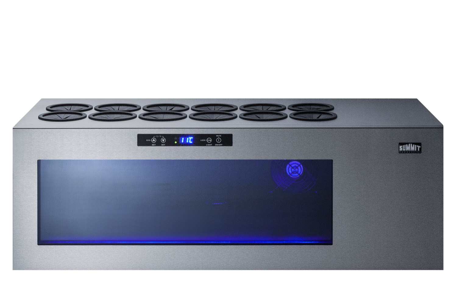 Summit Appliance Single Zone 36'' Freestanding 12 Bottle Wine Refrigerator - View 2 | Fridge.com