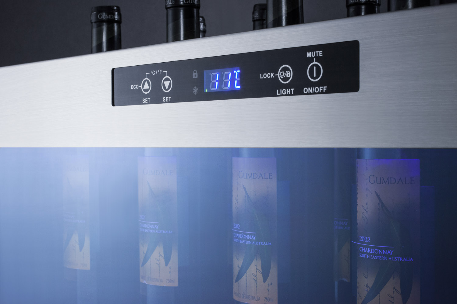 Summit Appliance Single Zone 36'' Freestanding 12 Bottle Wine Refrigerator - View 6 | Fridge.com