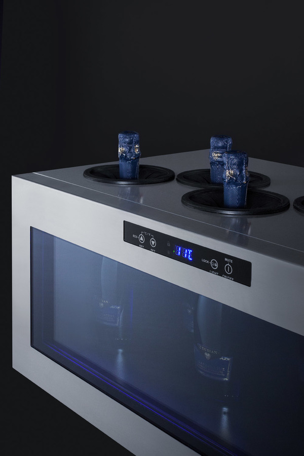 Summit Appliance Single Zone 36'' Freestanding 6 Bottle Wine Refrigerator - View 4 | Fridge.com