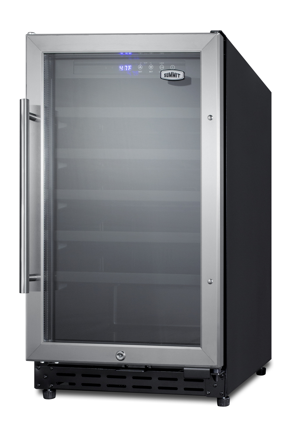 Summit Appliance Single Zone 17.75'' 34 Bottle Wine Refrigerator With Reversible Door - View 5 | Fridge.com