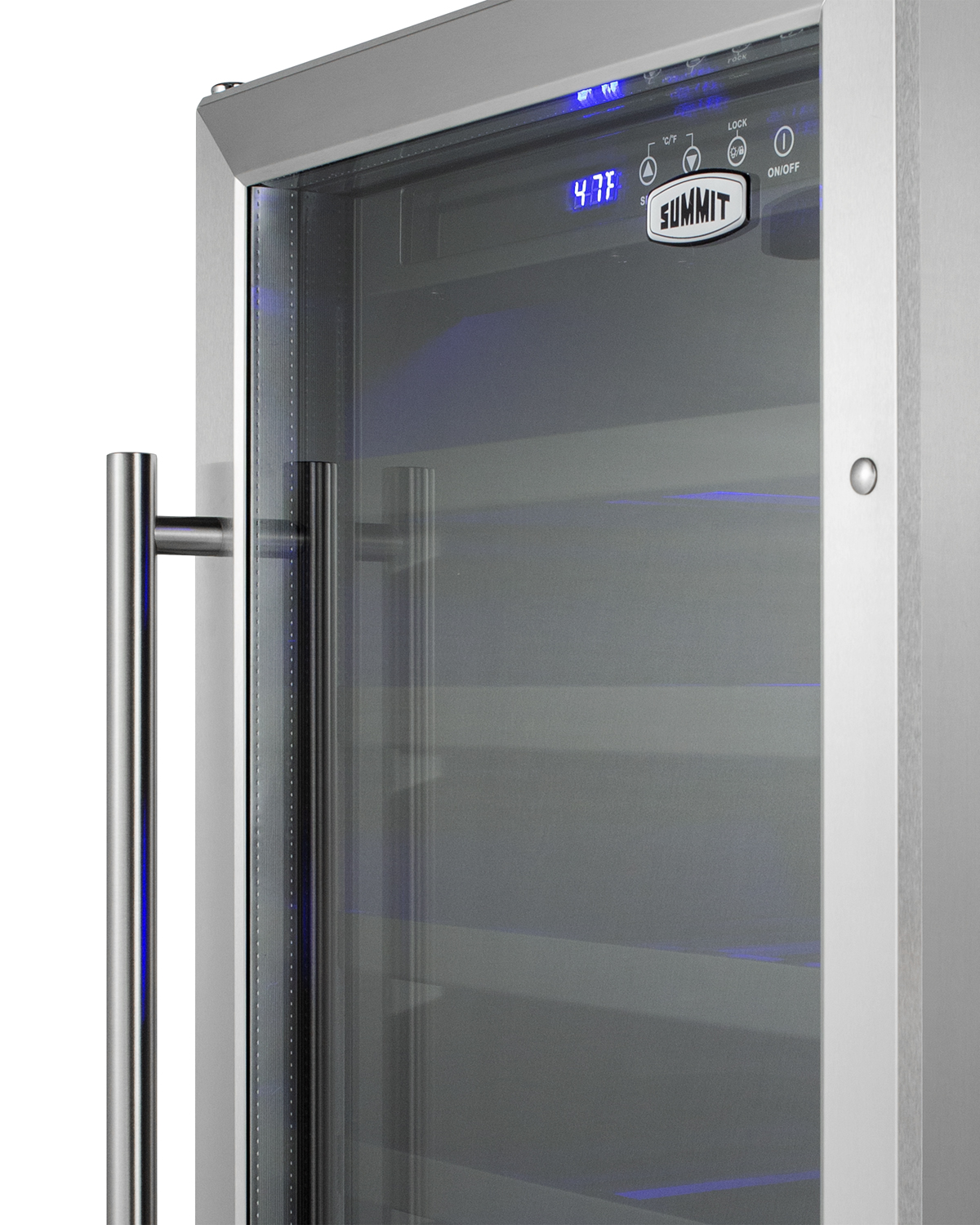 Summit Appliance Single Zone 17.75'' 34 Bottle Wine Refrigerator With Reversible Door - View 6 | Fridge.com