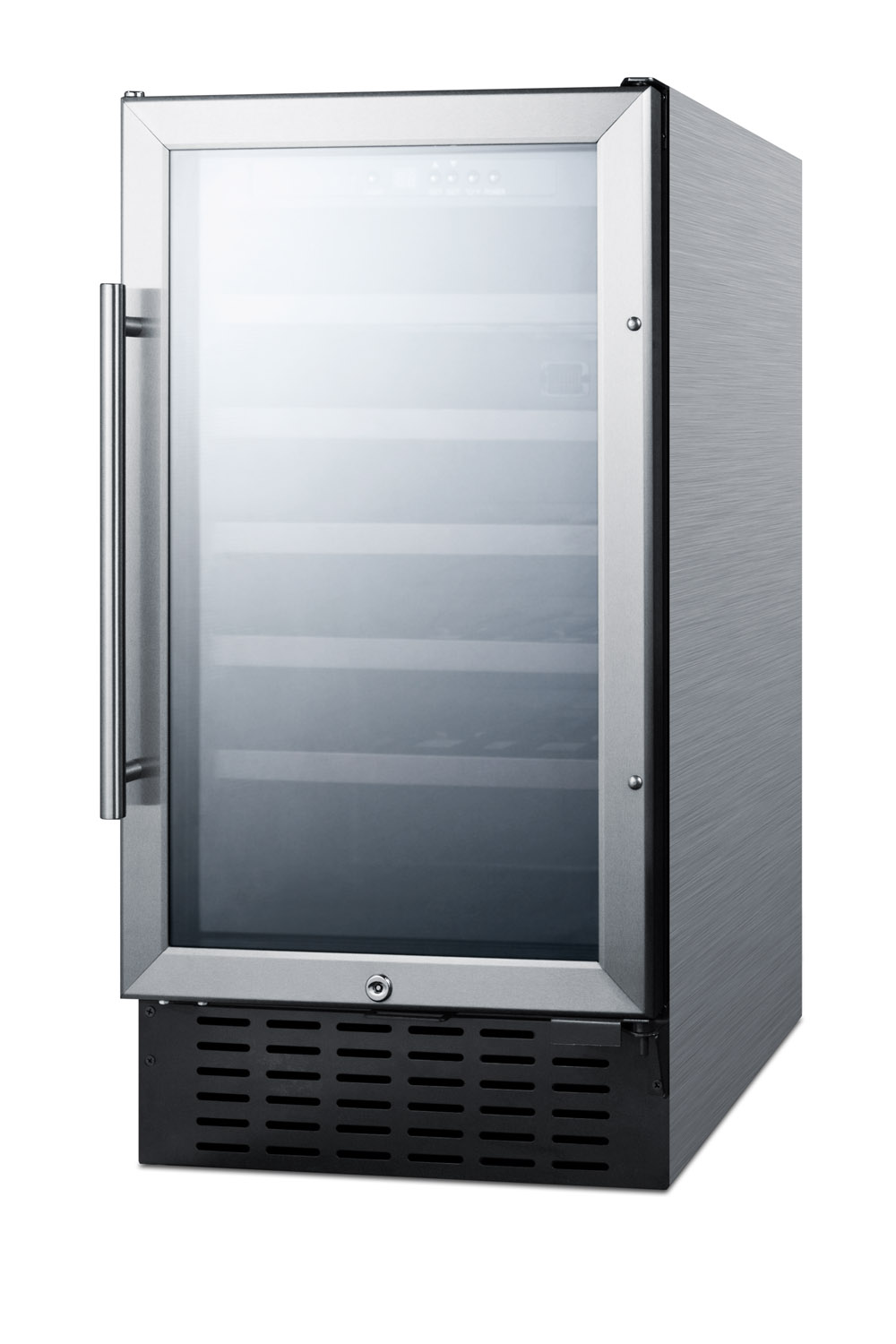Summit Appliance Single Zone 18'' 34 Bottle Wine Refrigerator With Reversible Door - View 4 | Fridge.com