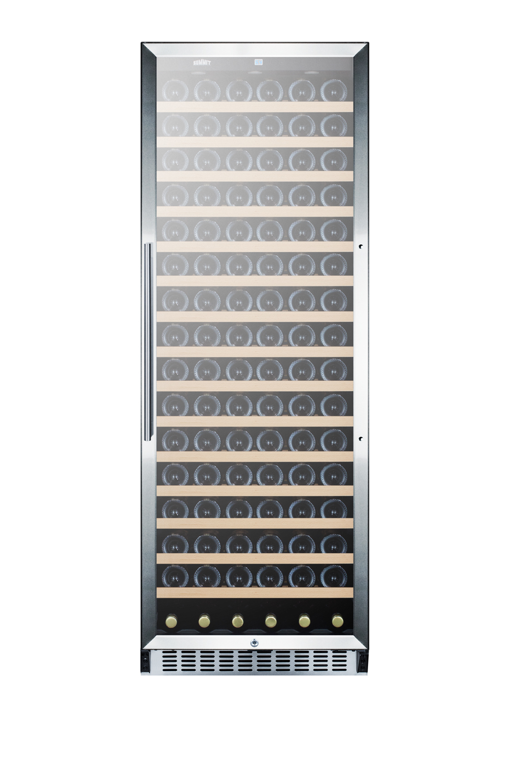 Summit Appliance Single Zone 23.63'' 171 Bottle Wine Refrigerator With Reversible Door - View 3 | Fridge.com