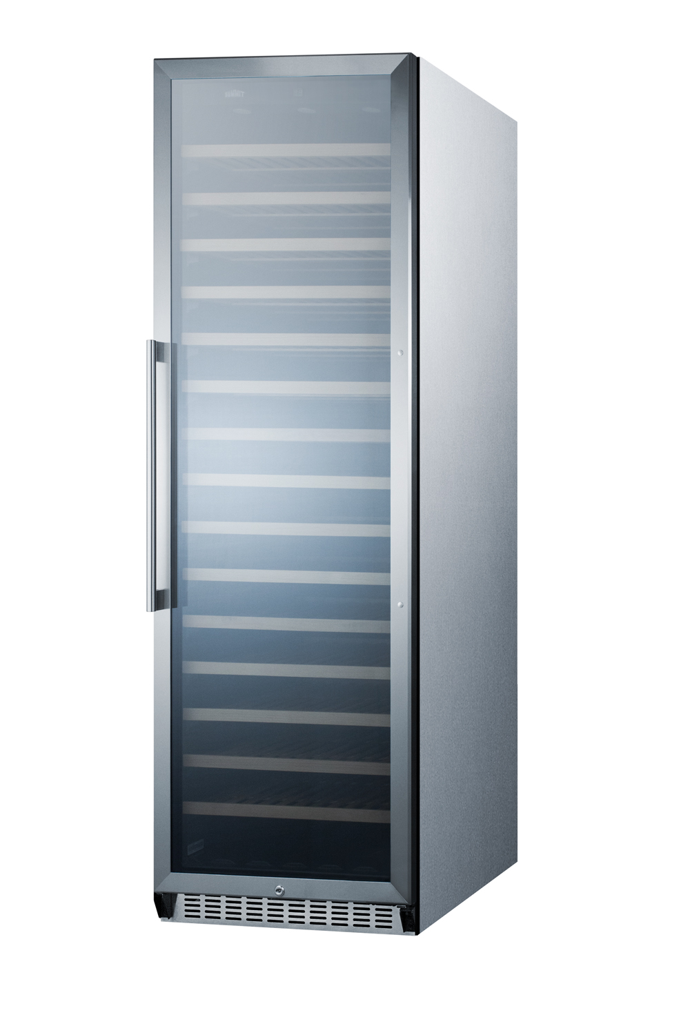 Summit Appliance Single Zone 23.63'' 171 Bottle Wine Refrigerator With Reversible Door - View 4 | Fridge.com