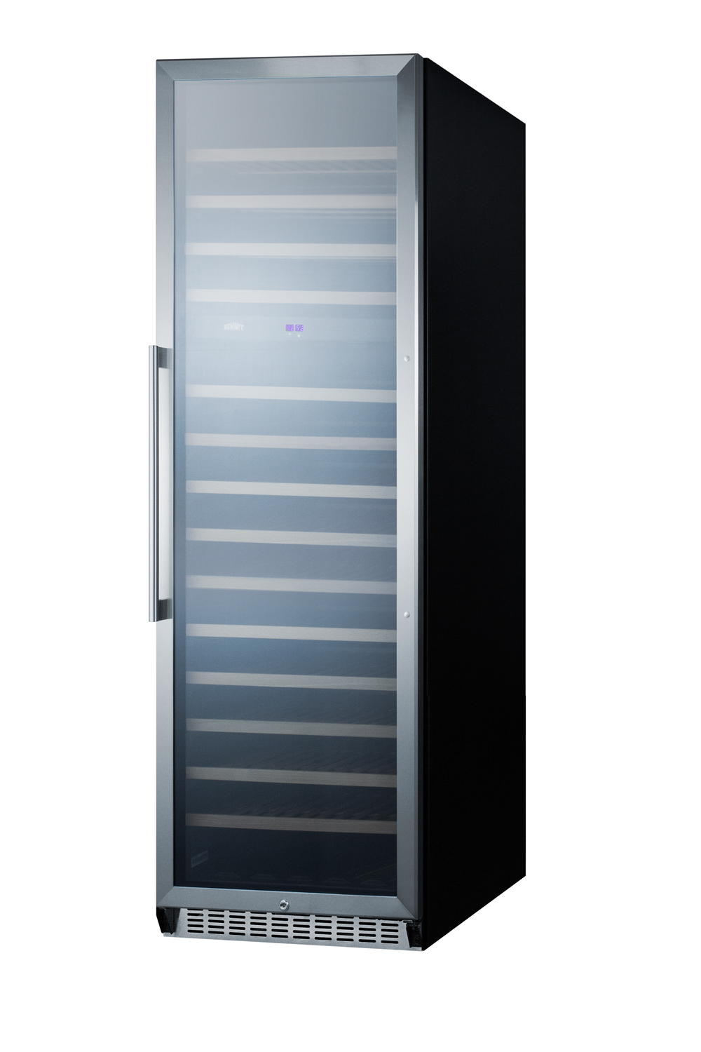 Summit Appliance Dual Zone 23.63'' 160 Bottle Wine Refrigerator With Reversible Door - View 3 | Fridge.com