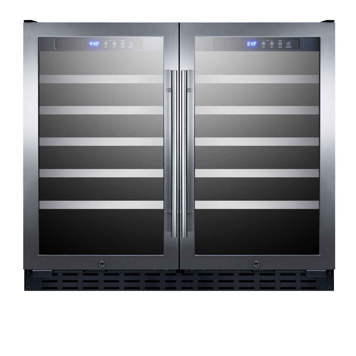 Summit Appliance Dual Zone 35.38'' 68 Bottle Wine Refrigerator | Fridge.com