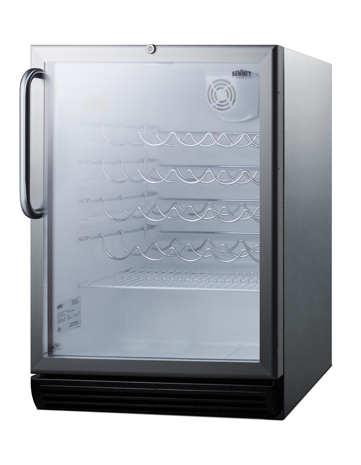 Summit Appliance Single Zone 23.63'' Built-In 36 Bottle Wine Refrigerator - View 3 | Fridge.com