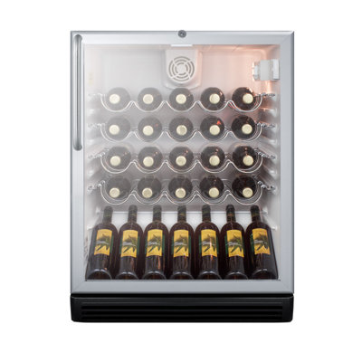 Summit Appliance Single Zone 23.63'' Built-In 36 Bottle Wine Refrigerator | Fridge.com