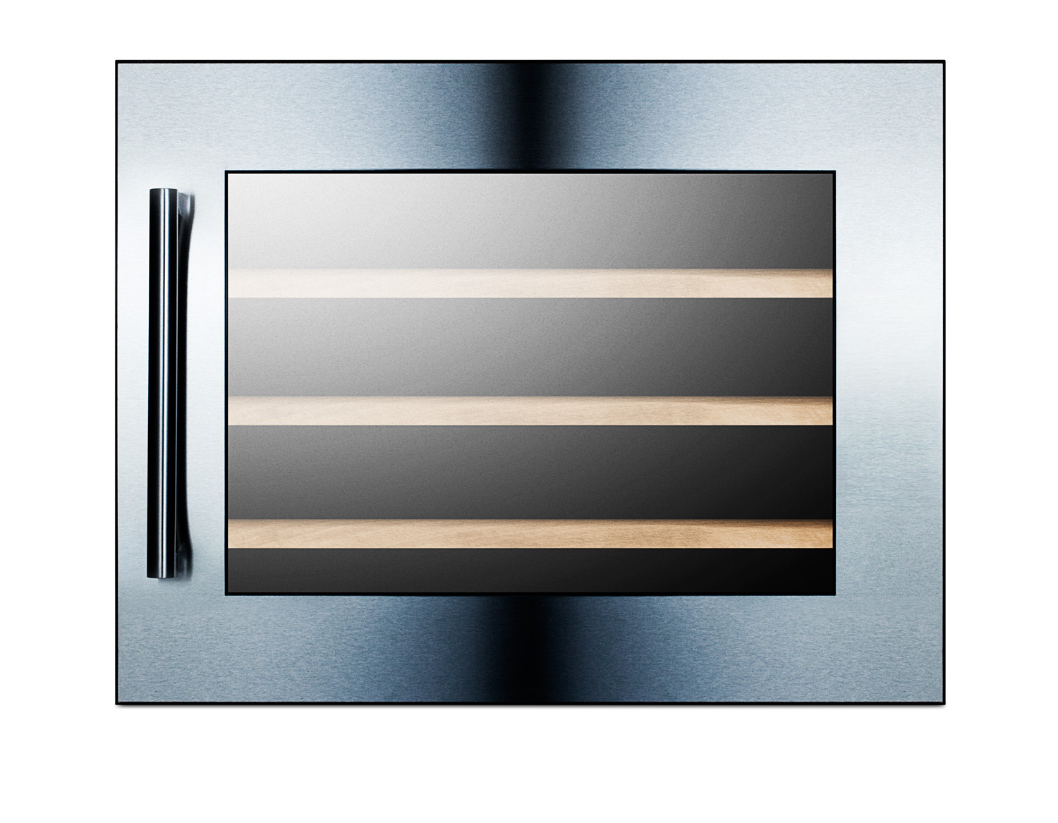 Summit Appliance Single Zone 23.25'' Built-In 28 Bottle Wine Refrigerator With Reversible Door - View 2 | Fridge.com