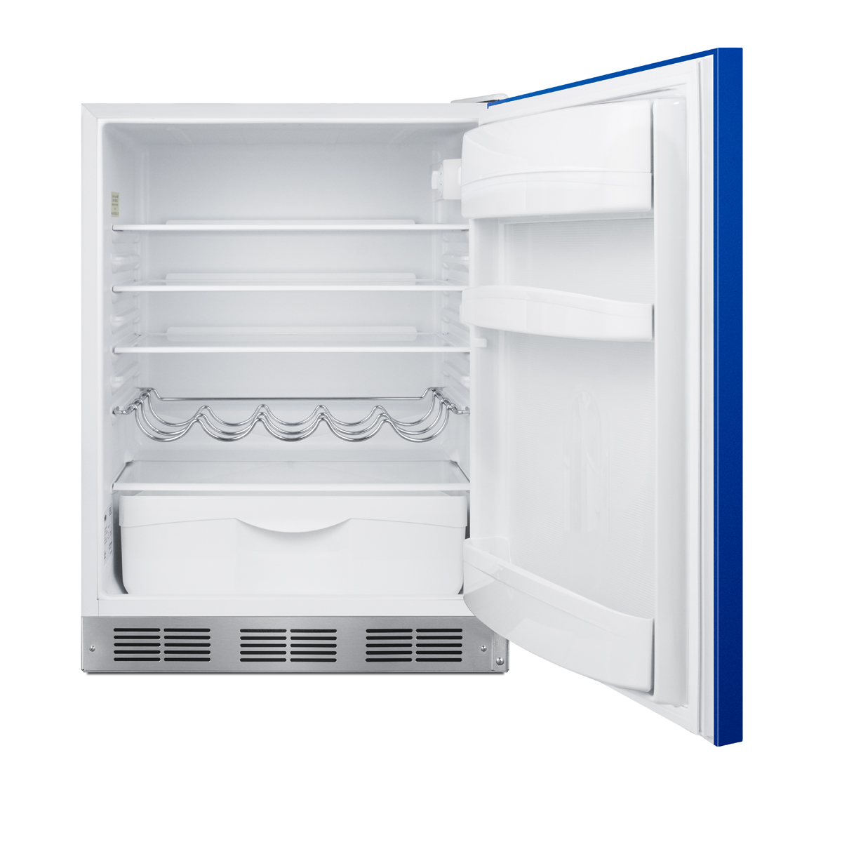 Summit 24 Inch 24" Freestanding/Built In Undercounter Counter Depth Compact All-Refrigerator BAR611WHB - View 5 | Fridge.com