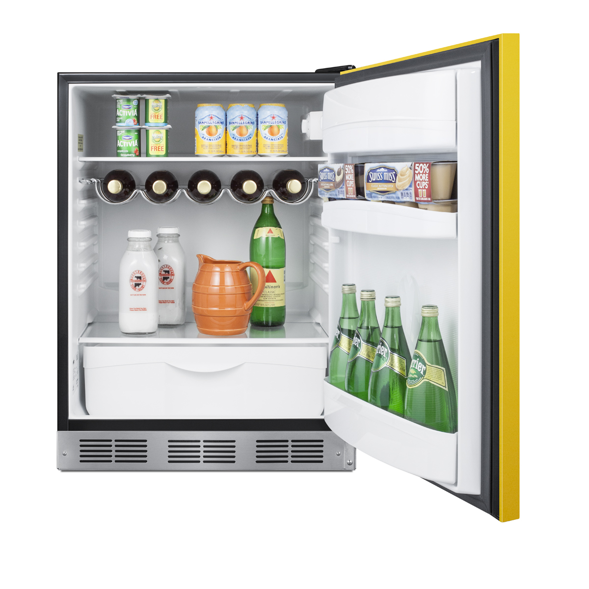 Summit 24 Inch Freestanding/Built In Undercounter Counter Depth Compact All-Refrigerator BAR631BKY - View 4 | Fridge.com