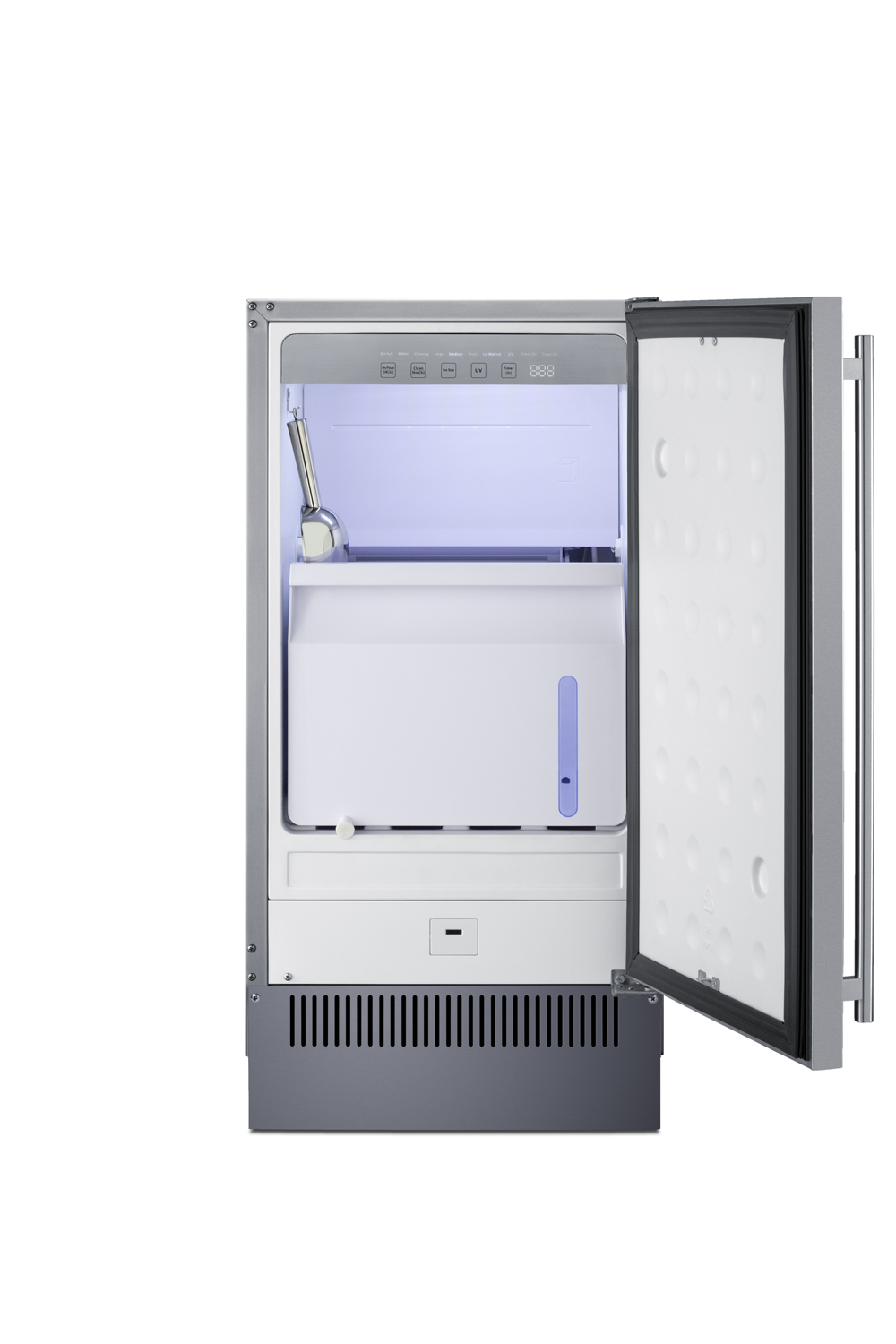 Summit Appliance 18" Wide Clear Icemaker - View 4 | Fridge.com