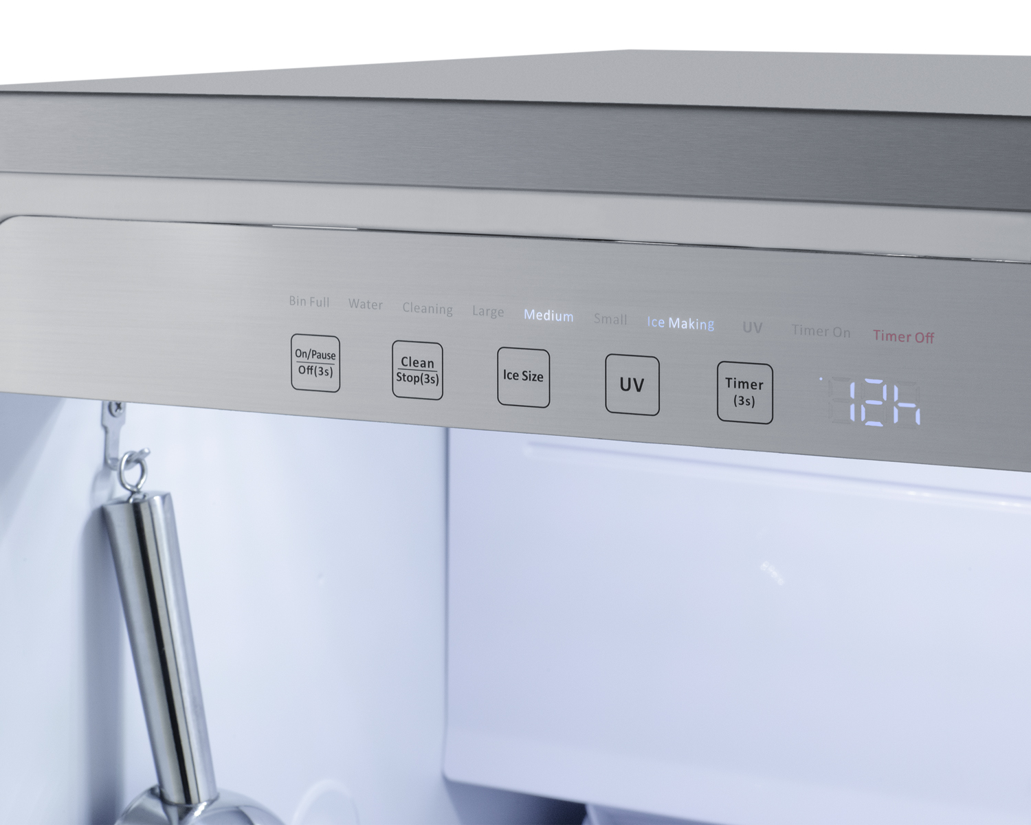 Summit 18" Built In Undercounter Ice Maker BIM182OSLHD | Fridge.com
