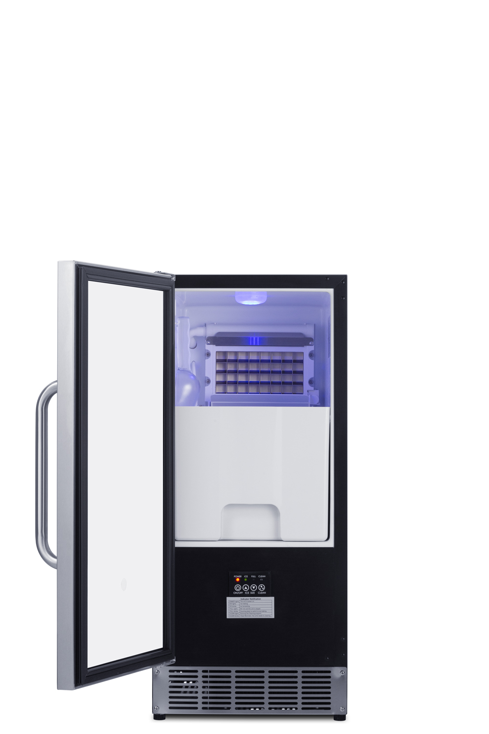Summit Appliance Built-In 45 lb. Clear Icemaker — FIN-0017823 | Fridge.com
