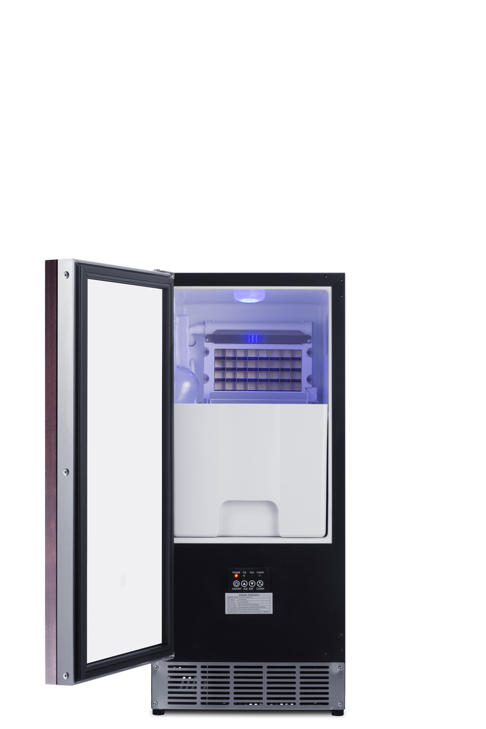 Summit Appliance Built-In 45 lb. Clear Icemaker (Panel Not Included) - View 4 | Fridge.com