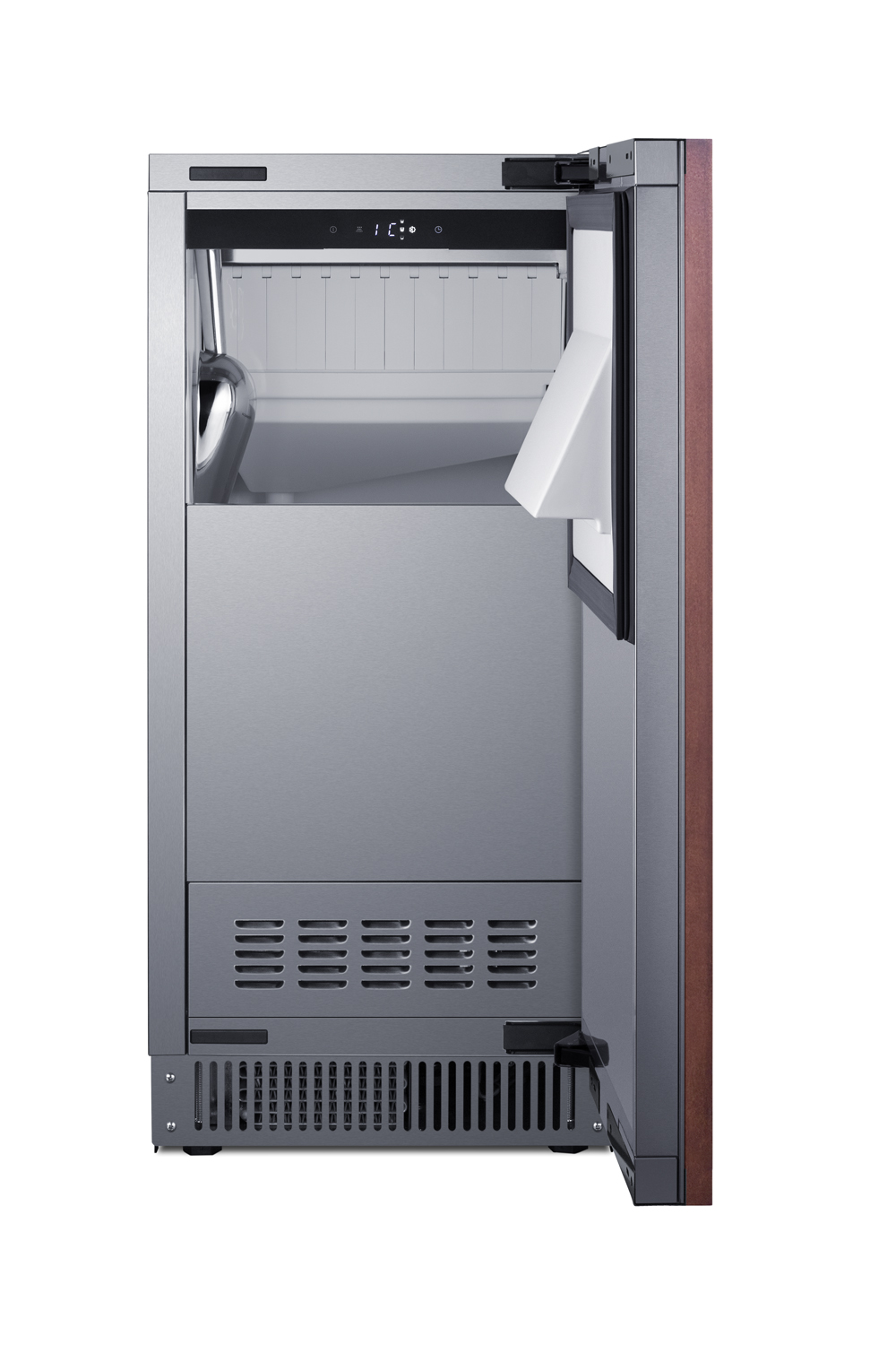 Summit Appliance ADA Compliant Panel Ready 68 lb. Clear Icemaker (Panel Not Included) - View 4 | Fridge.com