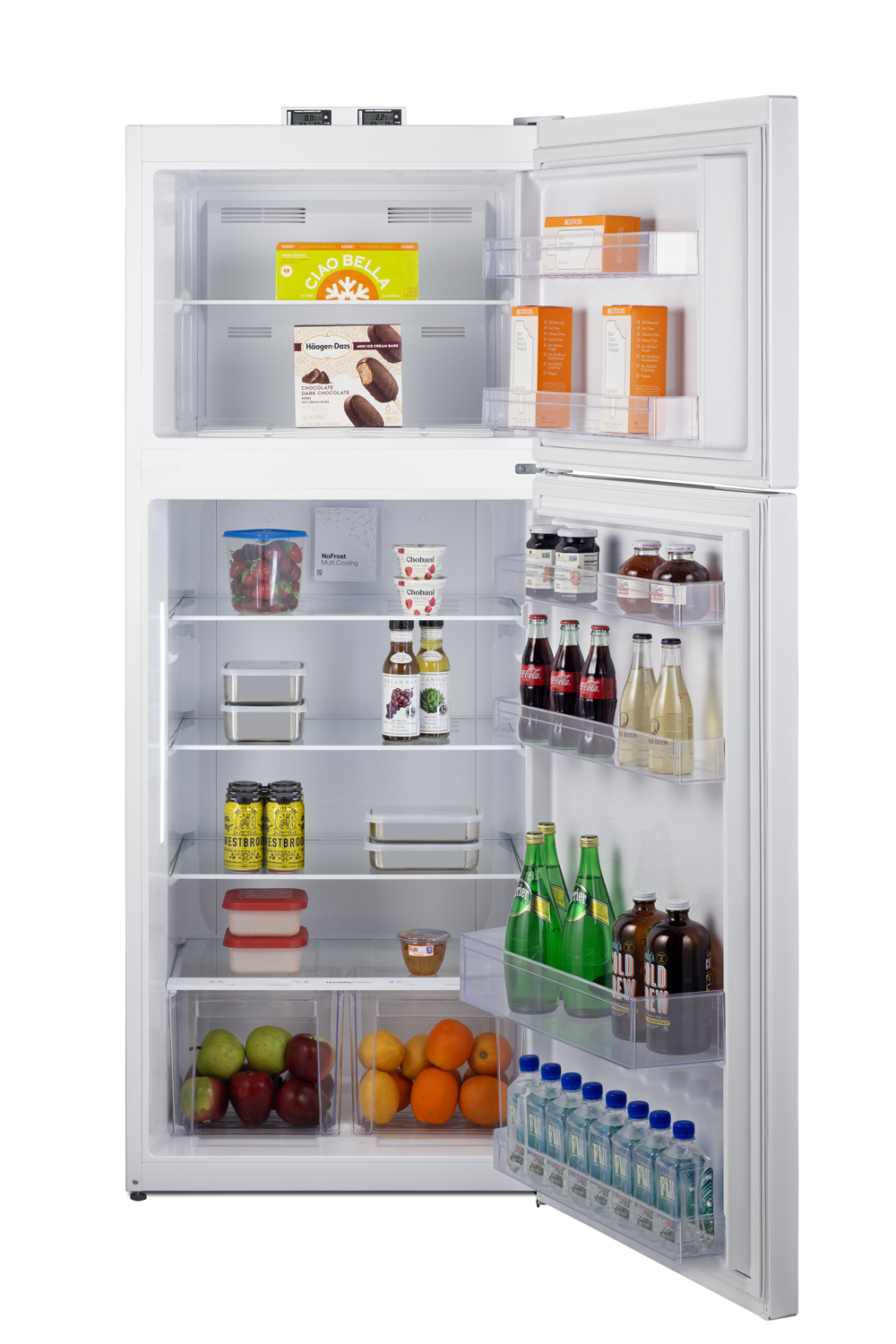 Summit Appliance 28" Wide Top-Mount Refrigerator-Freezer With Nist-Calibrated Thermometers - View 5 | Fridge.com