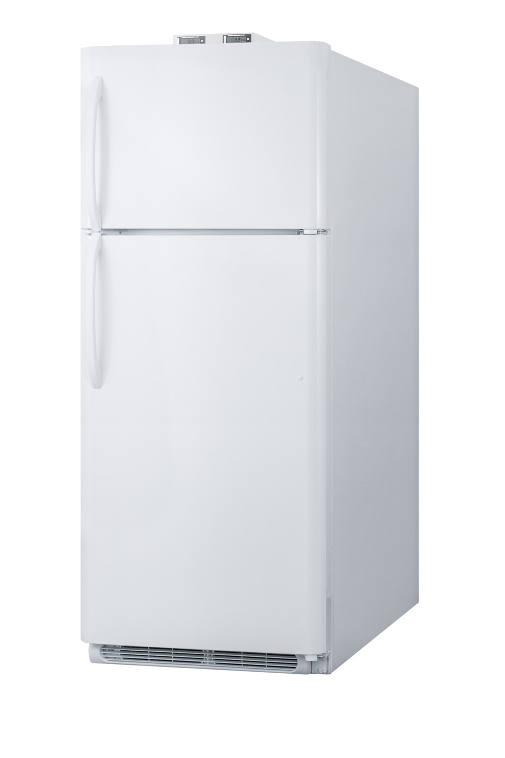 Summit 30 Inch Summit Made By Crosley 30" Top Freezer Refrigerator BKRF18W - View 3 | Fridge.com