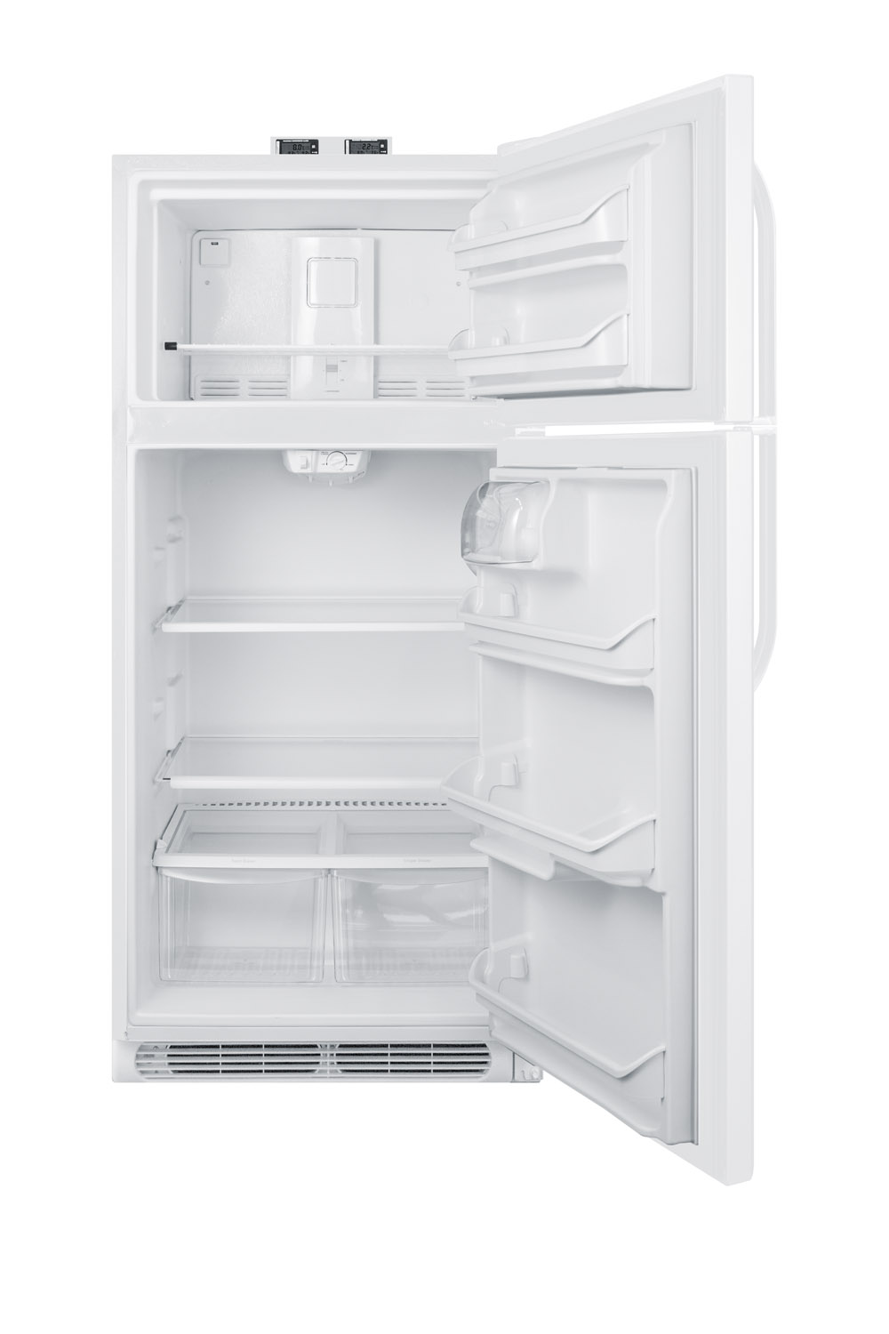 Summit 30 Inch Summit Made By Crosley 30" Top Freezer Refrigerator BKRF18W - View 5 | Fridge.com