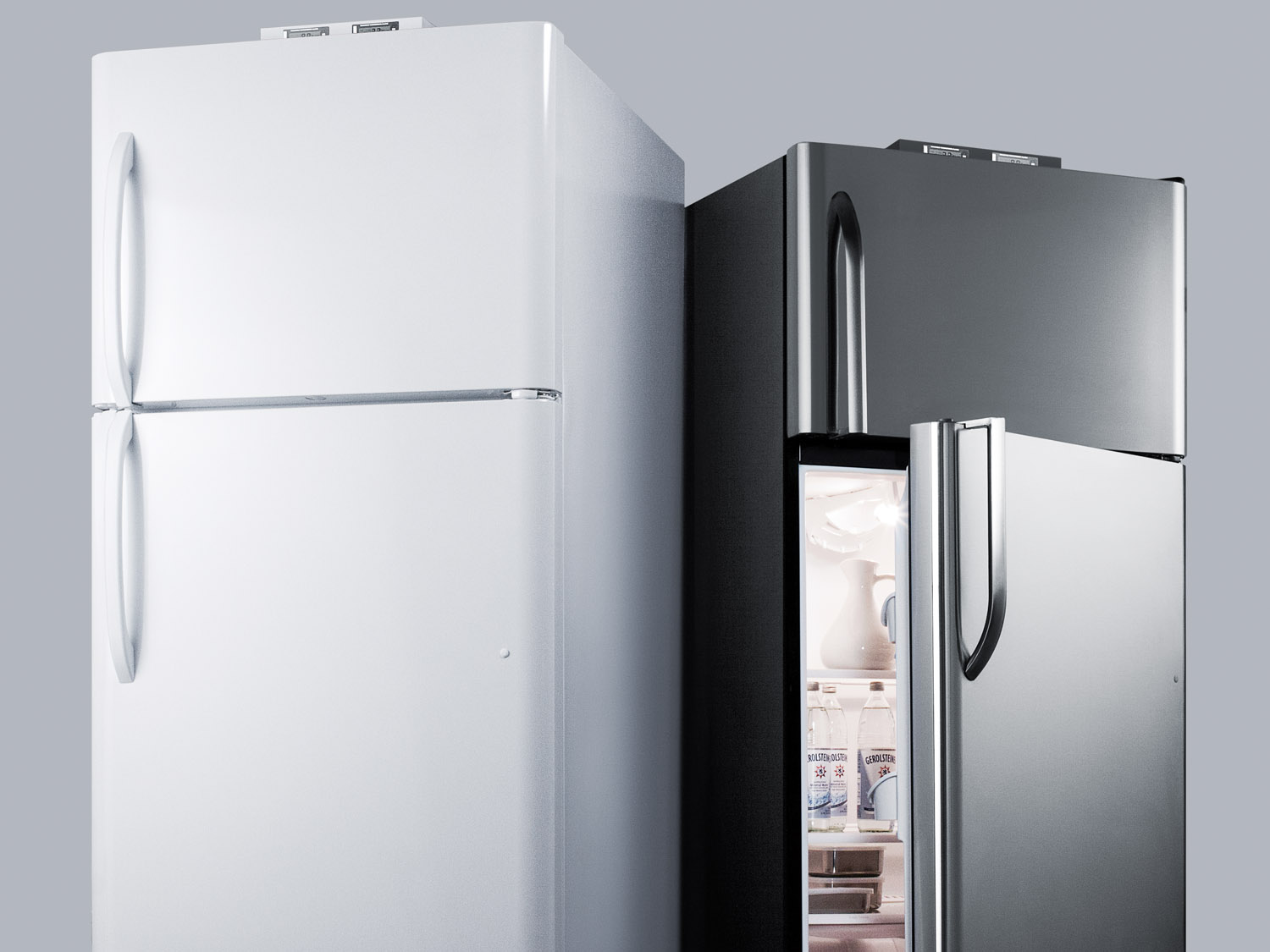 Summit 30 Inch Summit Made By Crosley 30" Top Freezer Refrigerator BKRF18W - View 6 | Fridge.com