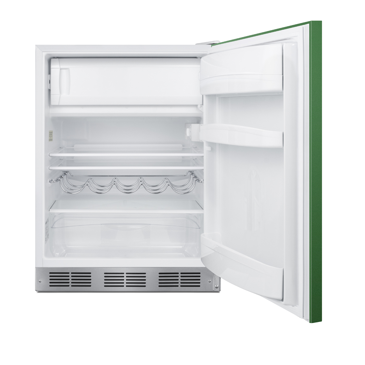 Summit 24 Inch 24" Freestanding/Built In Undercounter Counter Depth Compact All-Refrigerator BRF611WHG | Fridge.com
