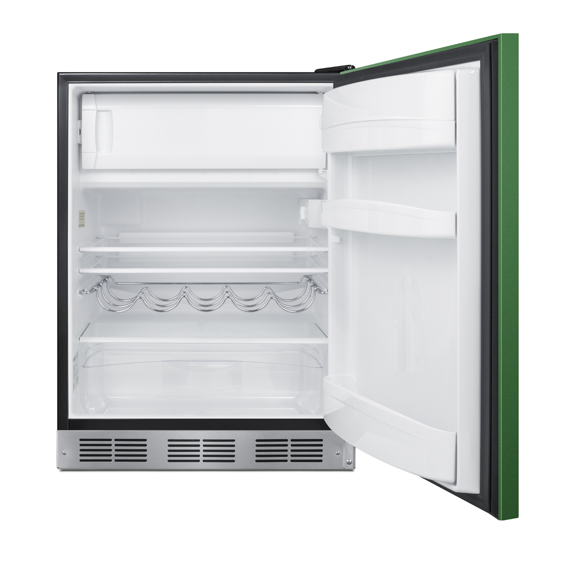 Summit 24 Inch 24" Freestanding/Built In Undercounter Counter Depth Compact All-Refrigerator BRF631BKG | Fridge.com