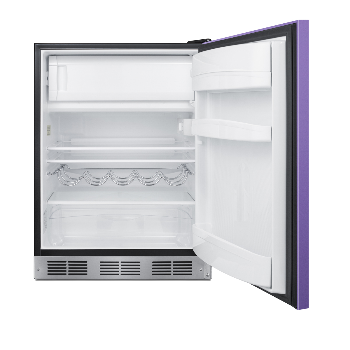 Summit 24 Inch Freestanding/Built In Undercounter Counter Depth Compact All-Refrigerator BRF631BKPADA - View 4 | Fridge.com