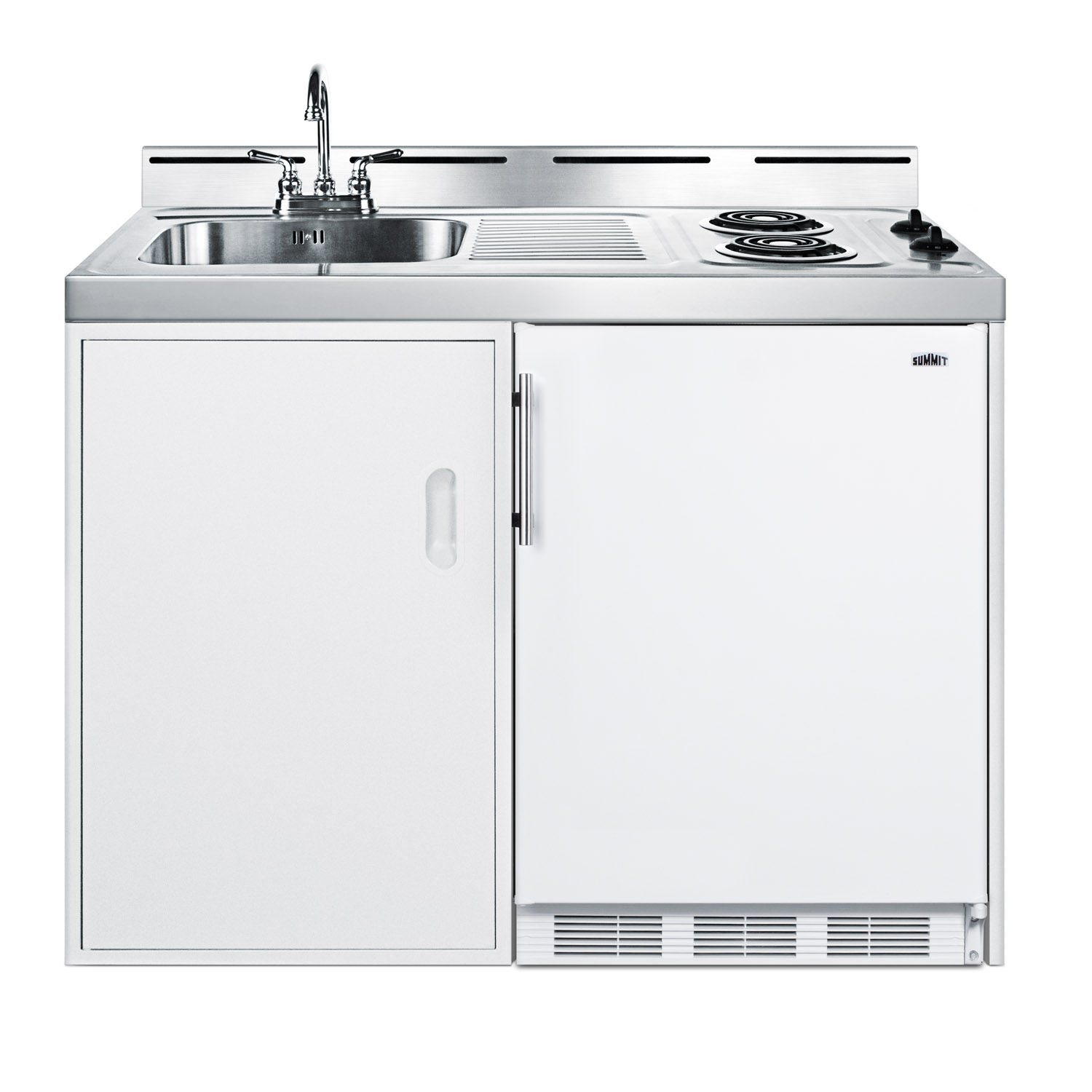 Summit Appliance All-In-One Combo Kitchens 5.1 Cubic Feet Freestanding Mini Fridge With Freezer - View 2 | Fridge.com