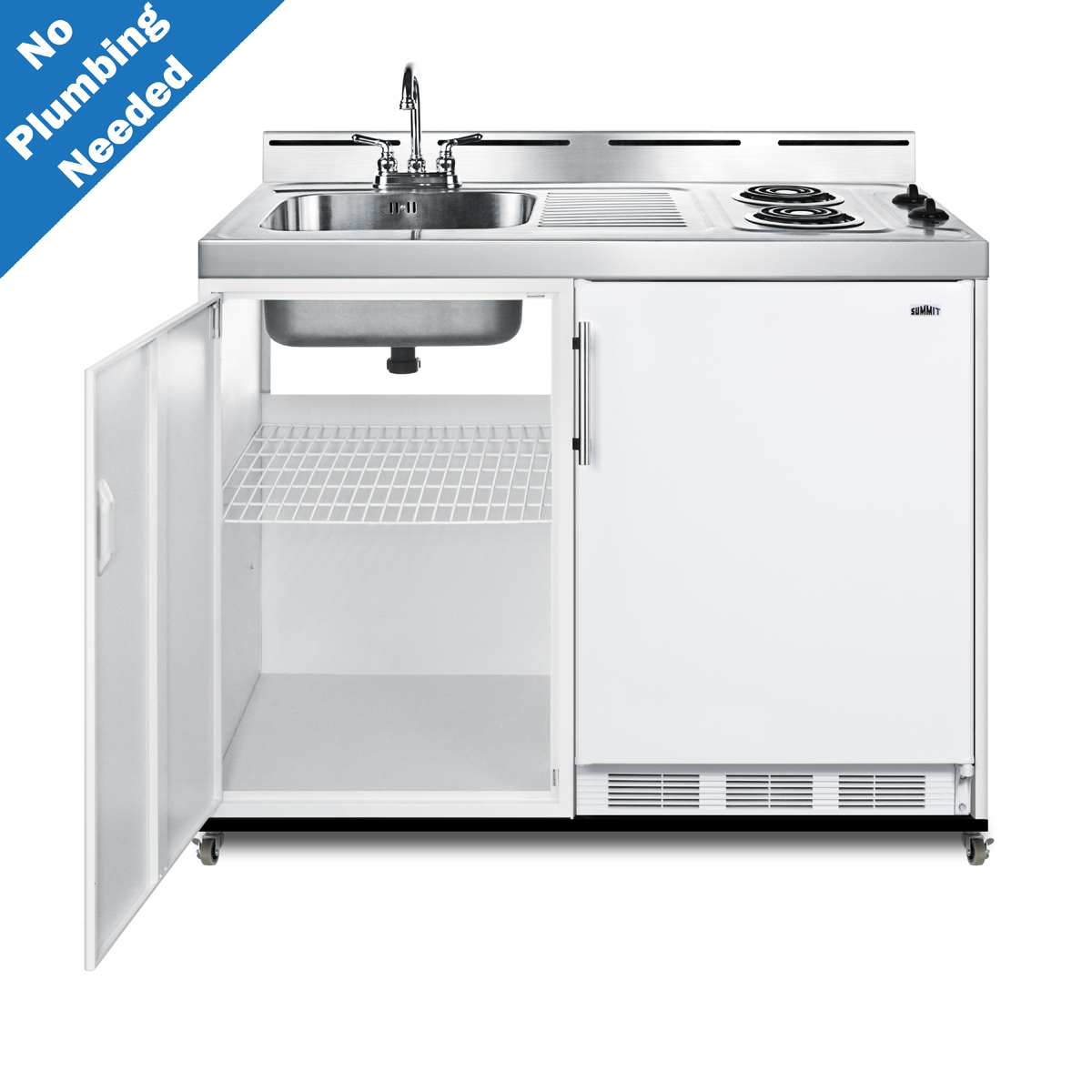 Summit Compact Kitchen C48ELPUMPMB — FIN-0005691 | Fridge.com