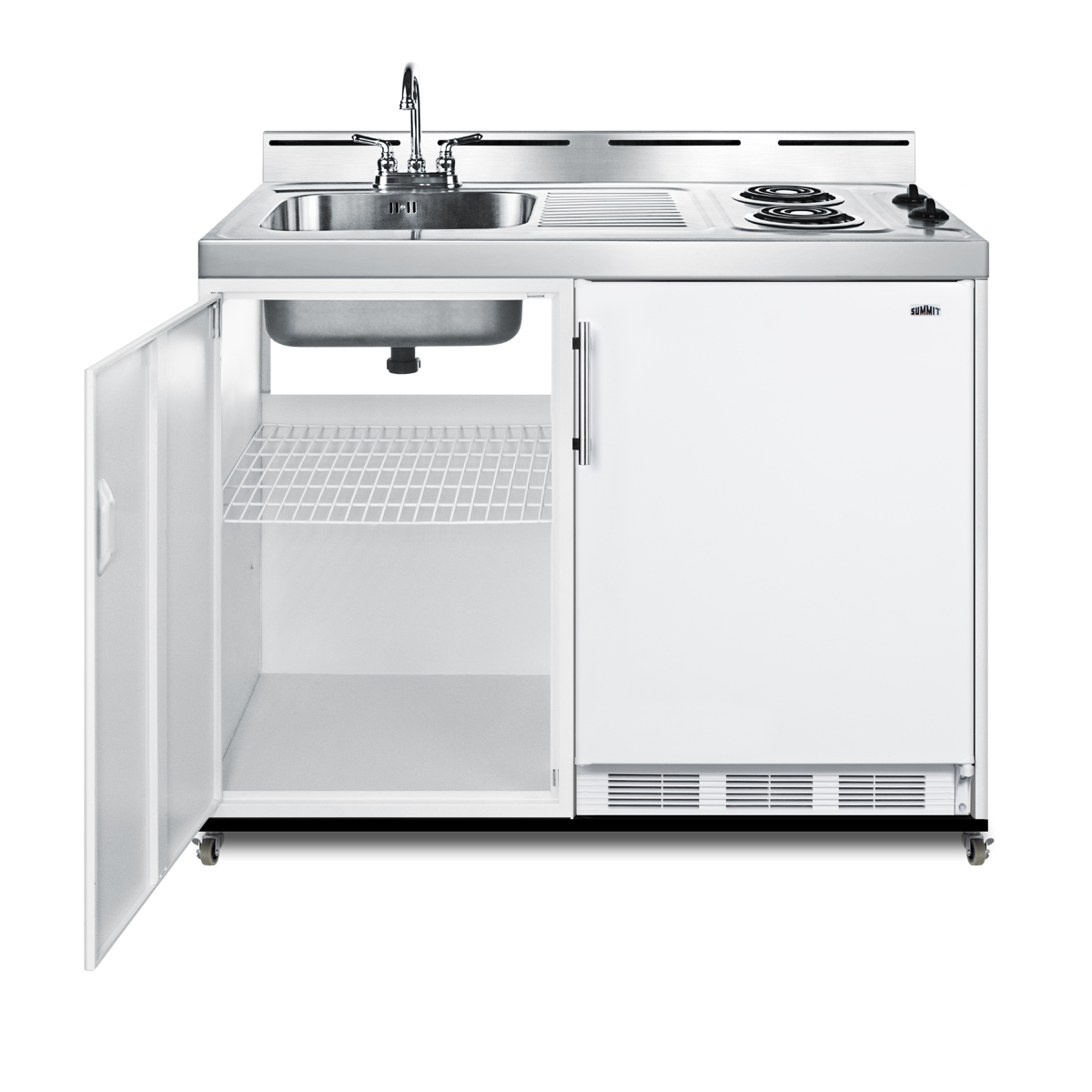 Summit Appliance 5.1 Cubic Feet Portable Freestanding Mini Fridge With Freezer - View 5 | Fridge.com