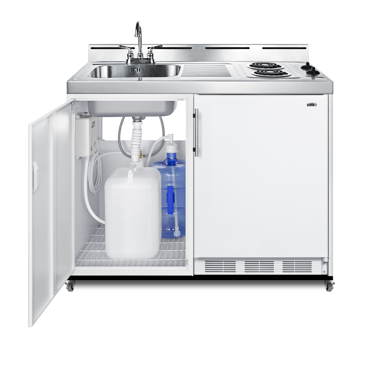 Summit Appliance 5.1 Cubic Feet Portable Freestanding Mini Fridge With Freezer - View 6 | Fridge.com