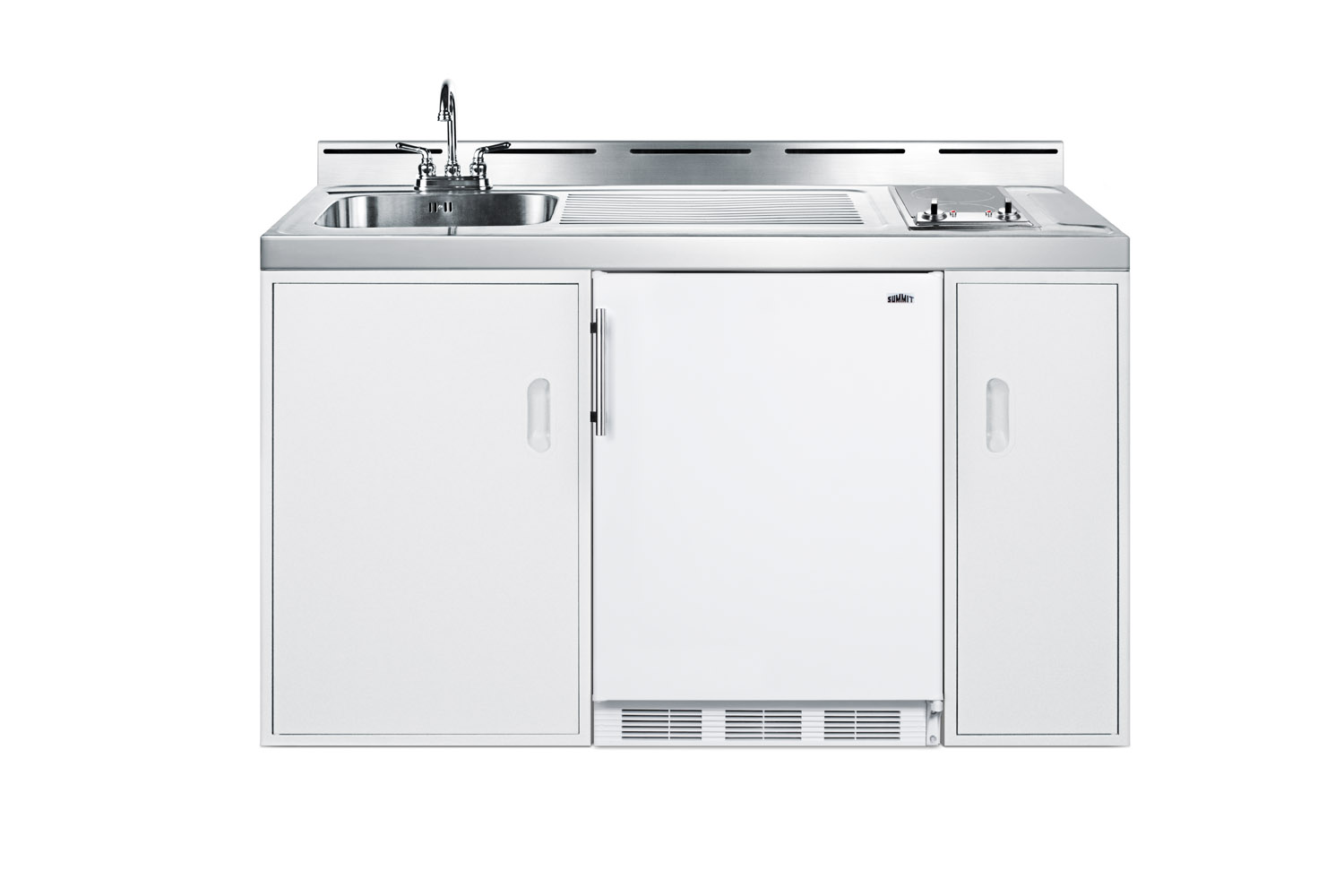 Summit Appliance All-In-One Combo Kitchens 5.1 Cubic Feet Freestanding Mini Fridge With Freezer - View 2 | Fridge.com