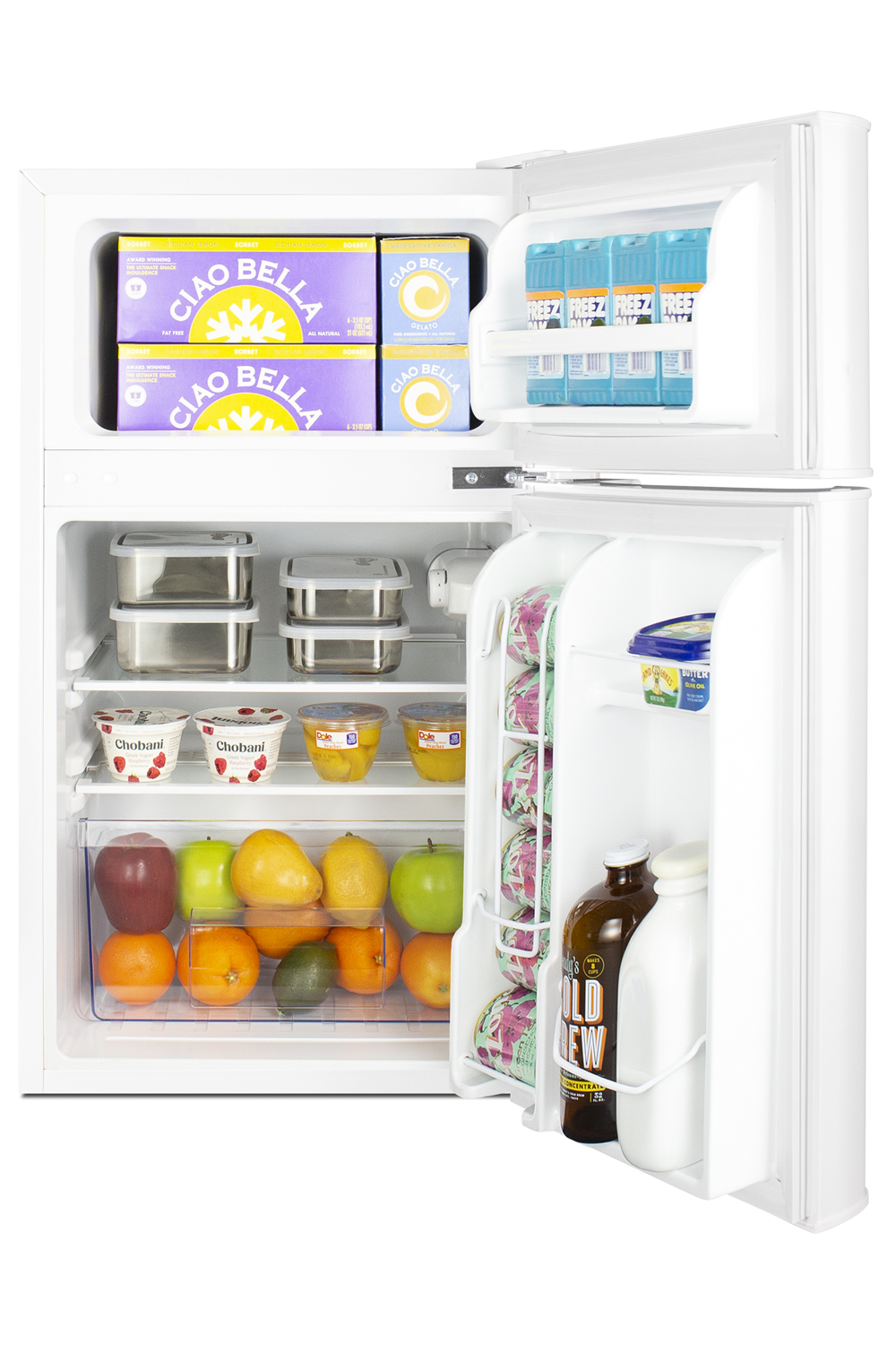 Summit Appliance 3.2 Cubic Feet Freestanding Mini Fridge With Freezer - View 5 | Fridge.com