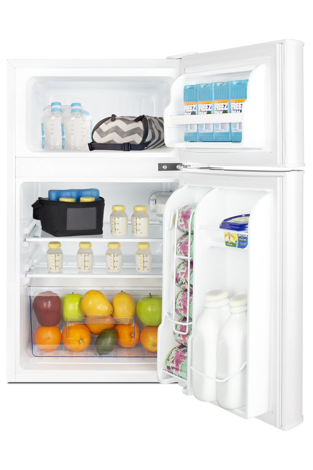 Summit Appliance 3.2 Cubic Feet Freestanding Mini Fridge With Freezer - View 6 | Fridge.com