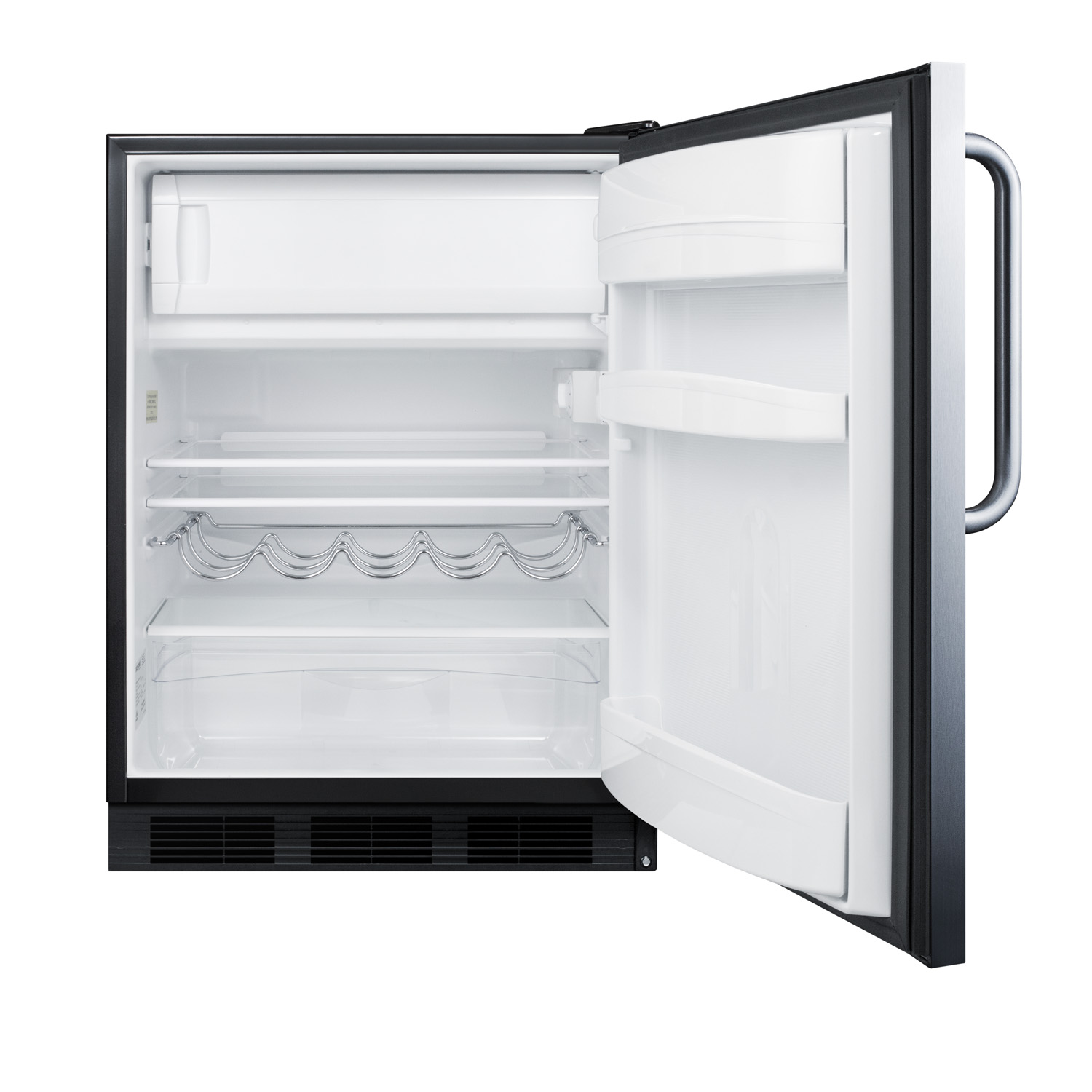 Summit 24 Inch Undercounter Counter Depth Compact All-Refrigerator CT663BKSSTB | Fridge.com