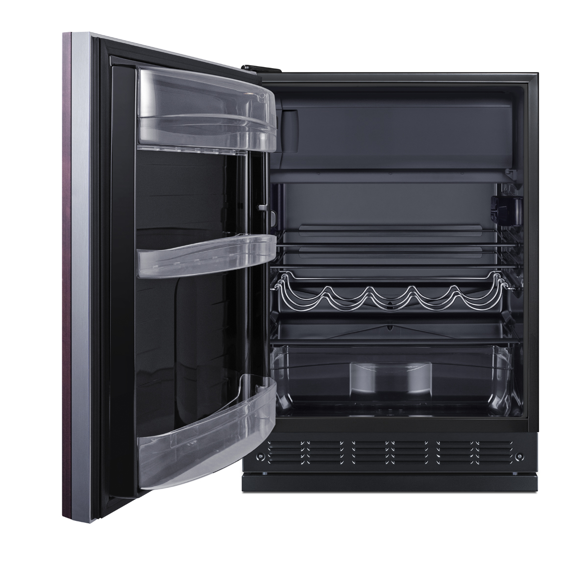 Summit 24 Inch Freestanding Refrigerator CT66BK2SSRSIFLHD - View 2 | Fridge.com