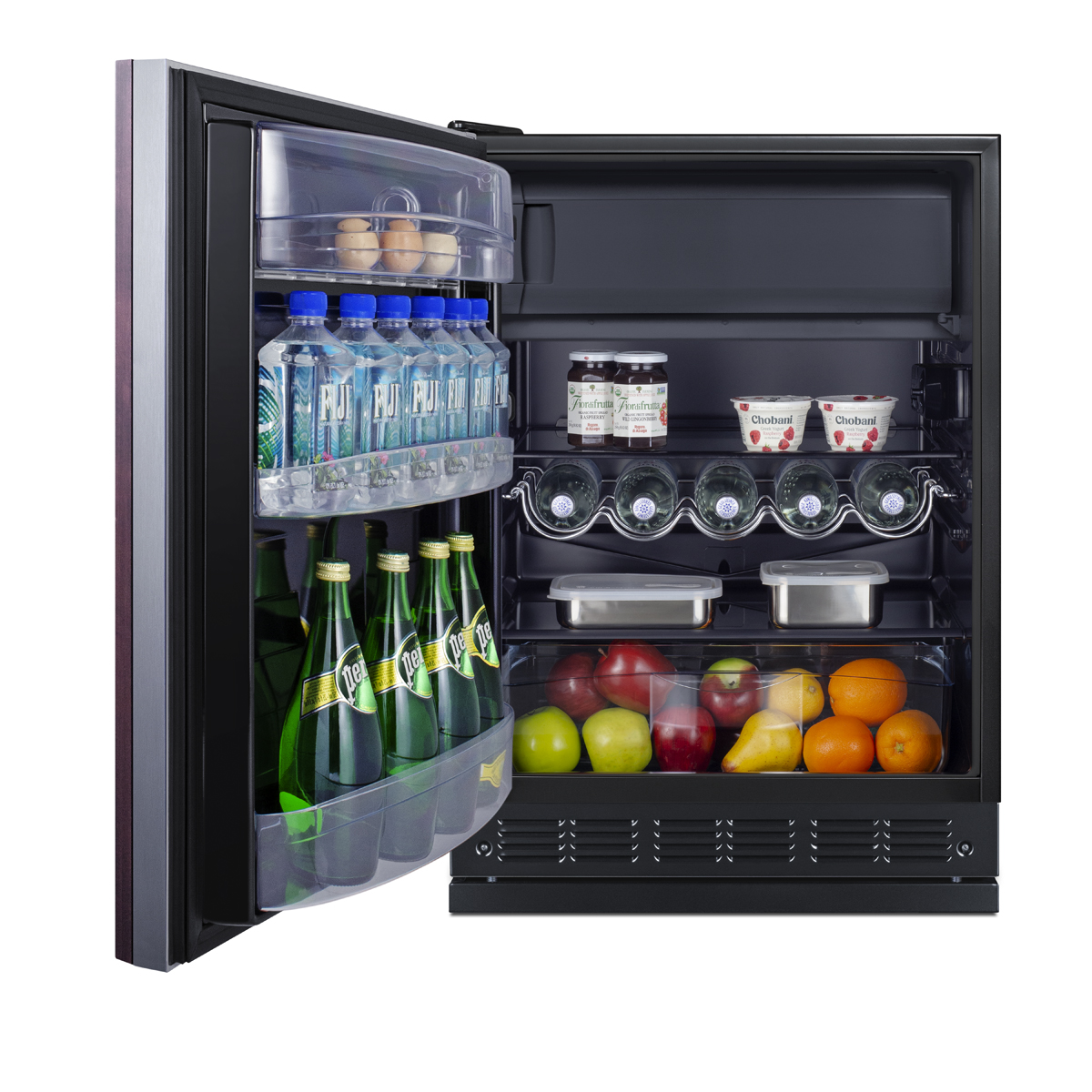 Summit 24 Inch Freestanding Refrigerator CT66BK2SSRSIFLHD - View 4 | Fridge.com