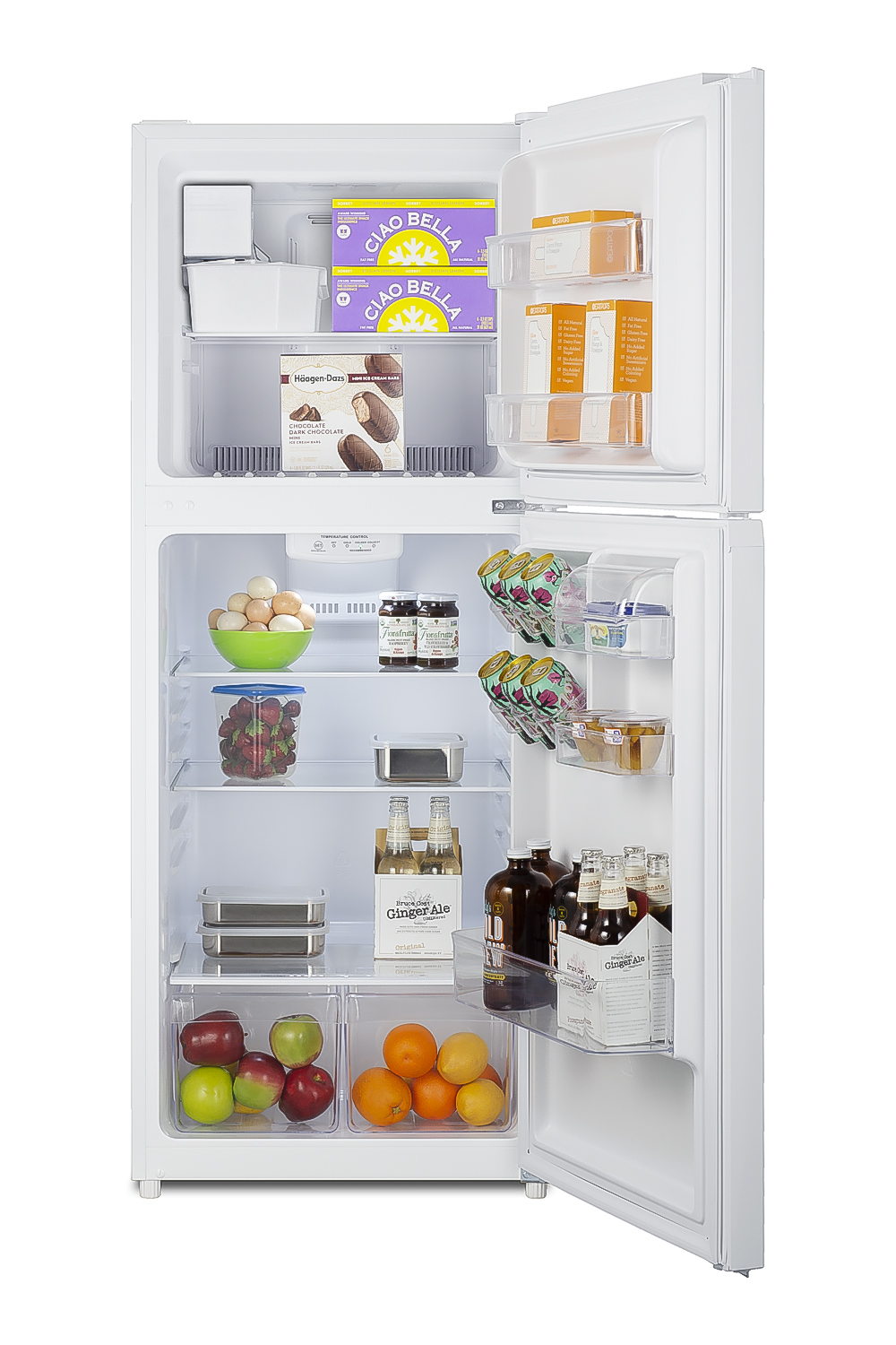 Summit 24 Inch Top Freezer Refrigerator FF1088WIM - View 5 | Fridge.com