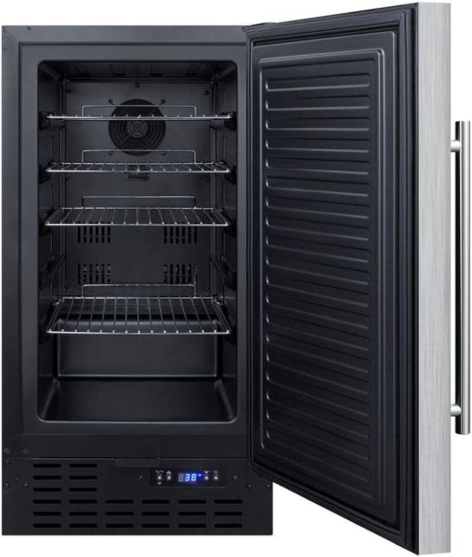 Summit FF1843BSSADA Refrigerator, Stainless Steel - View 3 | Fridge.com