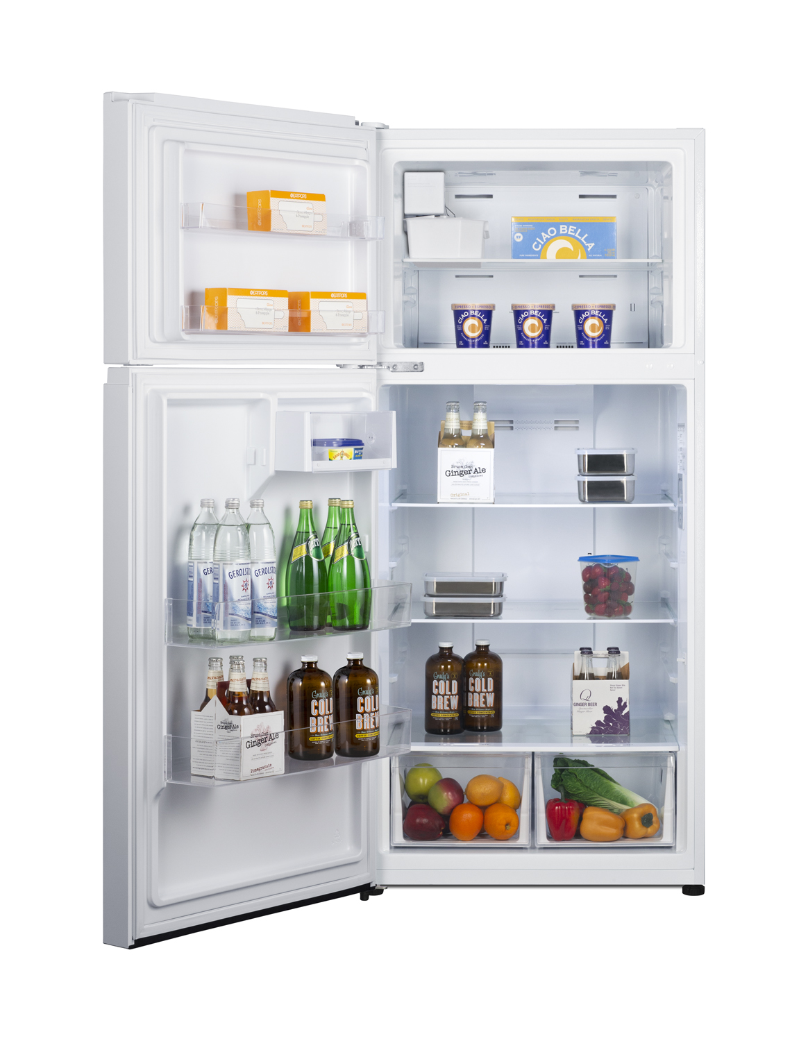 Summit Appliance 30" Wide Top Mount Refrigerator-Freezer With Icemaker - View 3 | Fridge.com