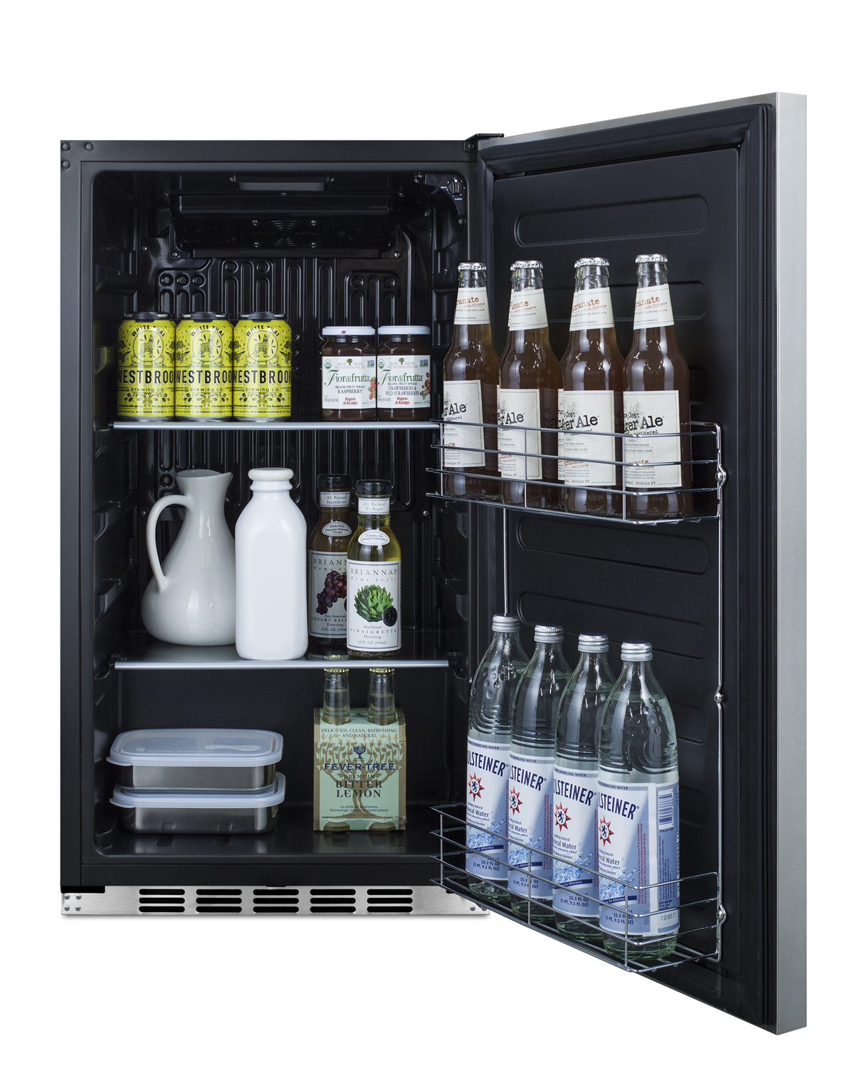 Summit 19 Inch Built In Refrigerator FF195H34 - View 5 | Fridge.com