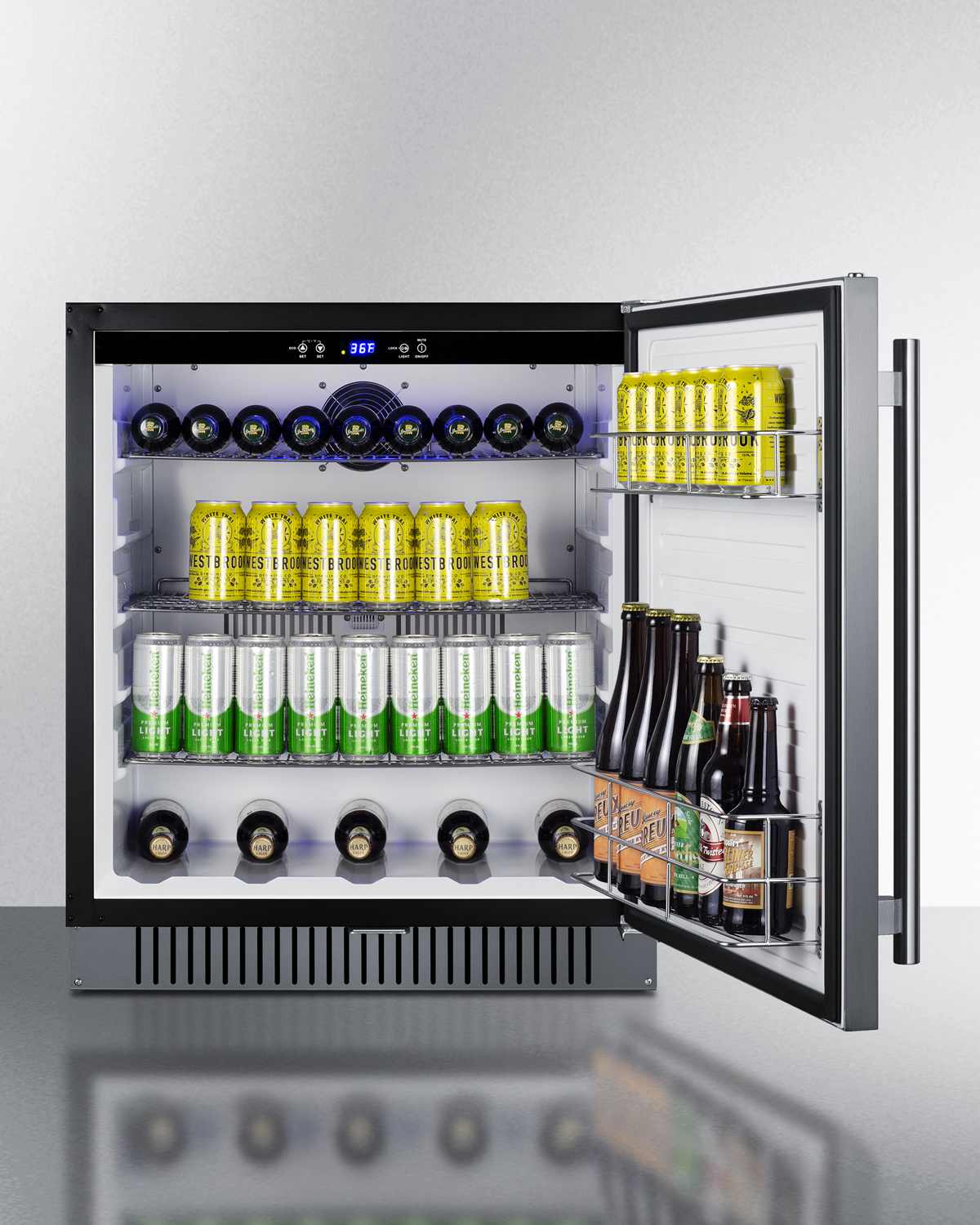 Summit Appliance 4.98 cu. ft. Built-In Mini Fridge - View 5 | Fridge.com