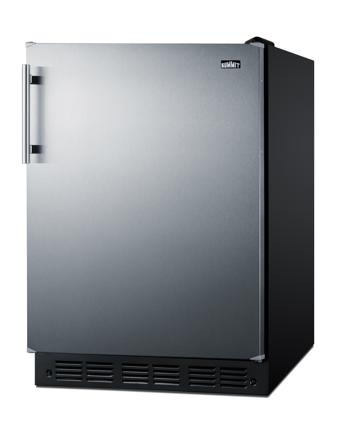 Summit 24 Inch Freestanding Refrigerator FF6BK2SS - View 3 | Fridge.com